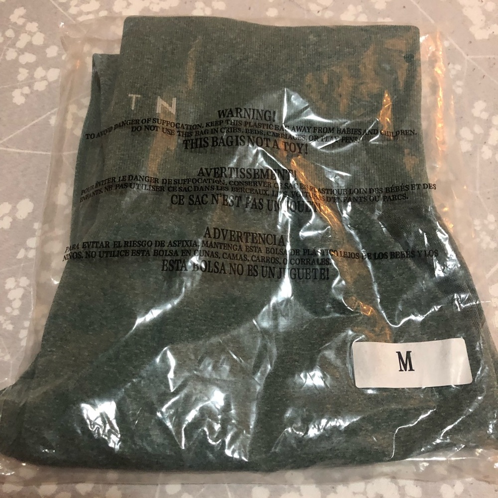 Forest green seamless leggings